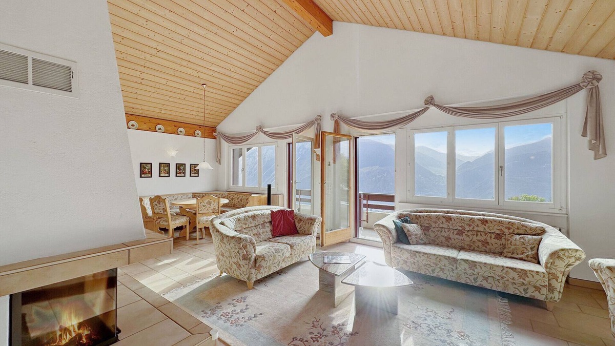 Crans-Montana Apartment | Family Penthouse with view of the Swiss Alps