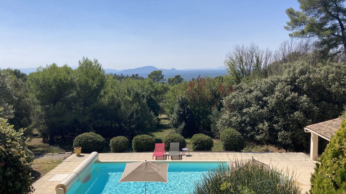Tourtour House | Family property with large swimming pool, park and superb landscape as far as the eye can see