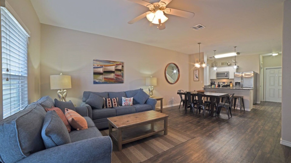 Corpus Christi House | Family size pool side townhouse with a view.