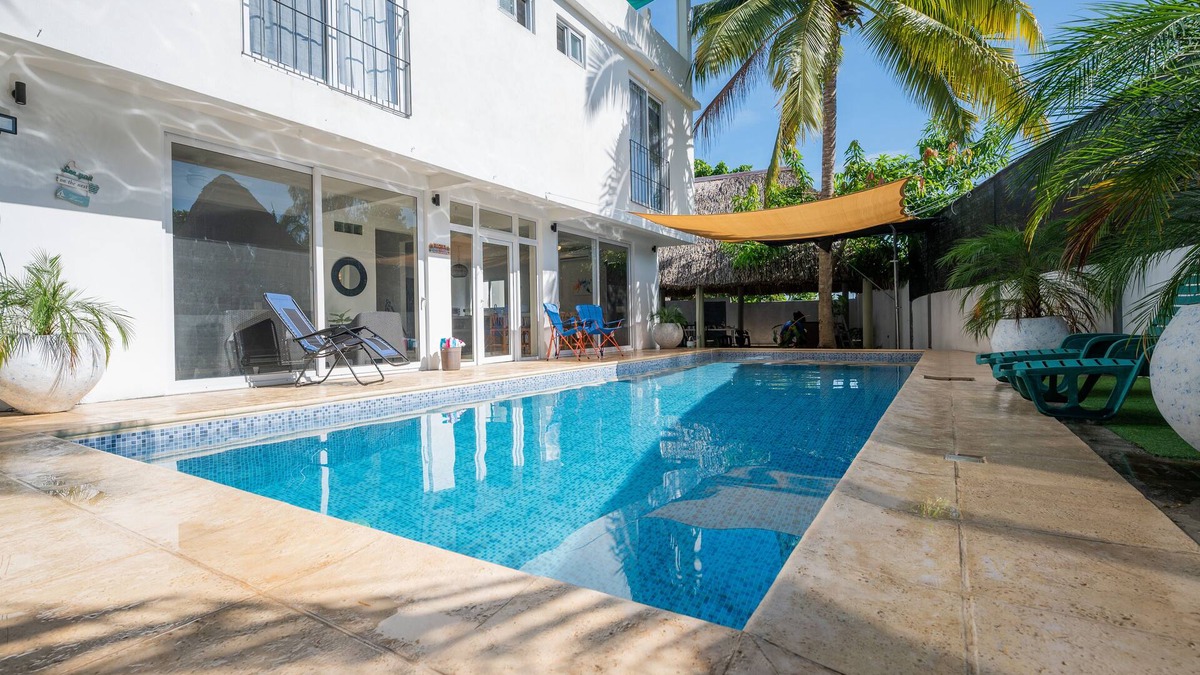 Monterrico House | Family-sized entire house with private pool. 10 minutes to a black sand beach!