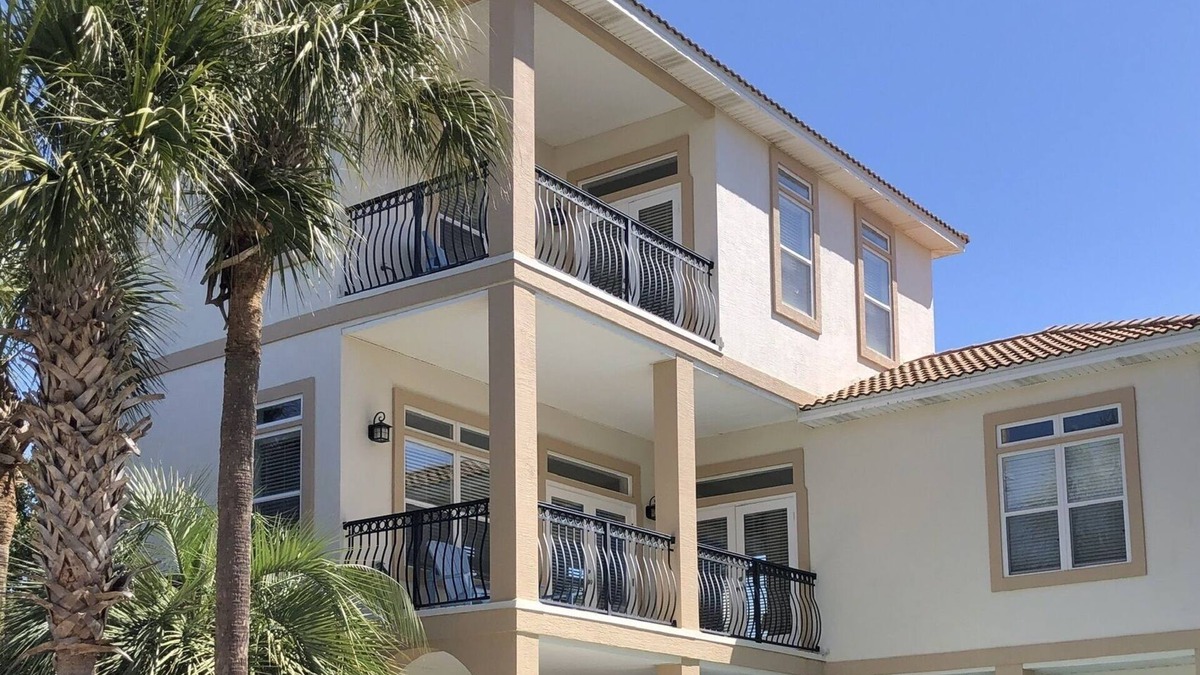 Seacrest Beach House | Family sized vacation home with heated private pool! 1 minute walk to the beach!