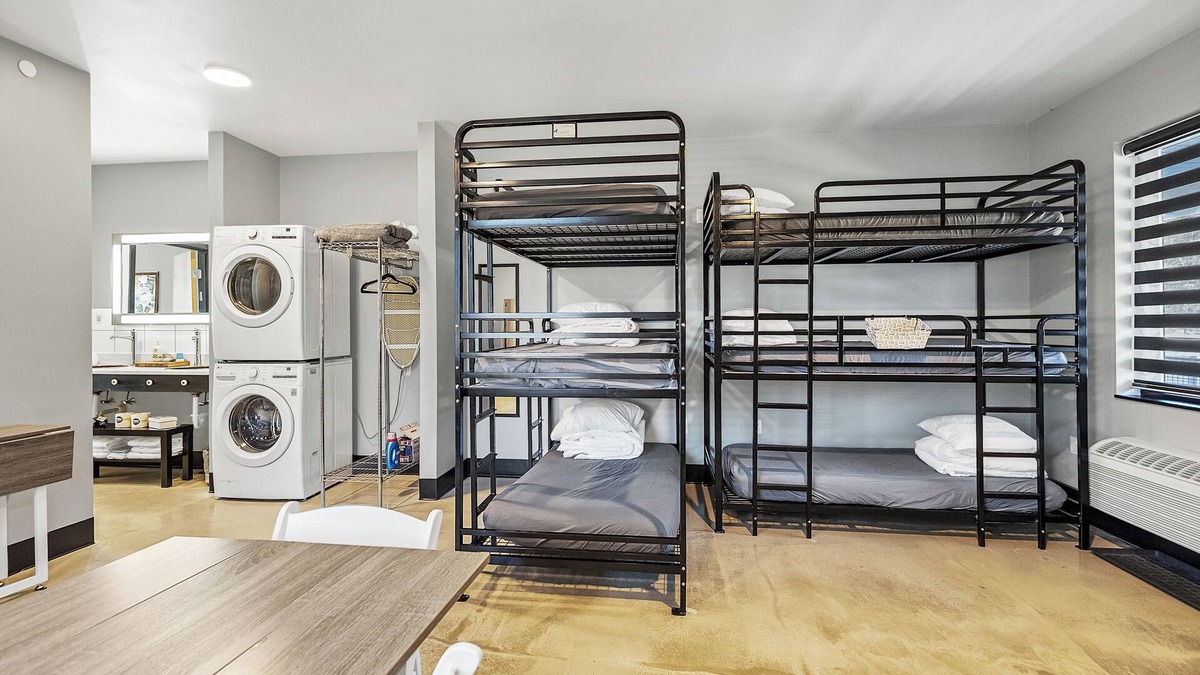 Pacific Hotel | Family suite with full kitchen and laundry on the second floor of The Landing Hub Boutique Hotel