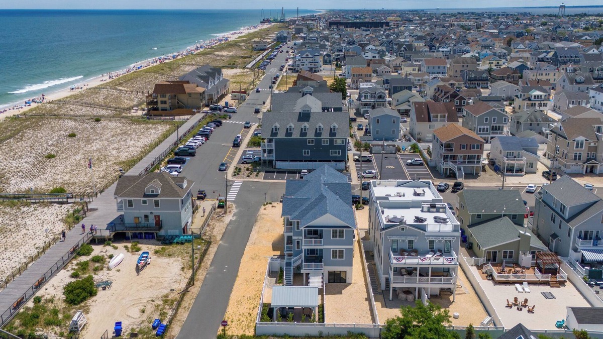 Ortley Beach House | FAMILY TIDES - sweeping ocean views from a 4 BR home -steps from beach and shops
