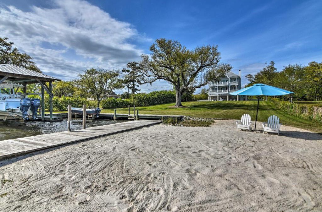 Pass Christian House | Family Waterfront Getaway with Pool and Boat Dock