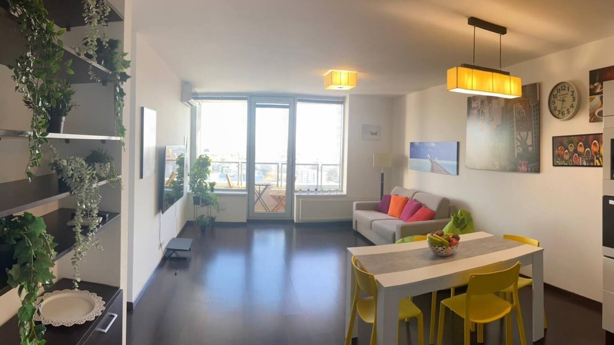 Ruzinov Apartment | Fantastic view from the 20th floor