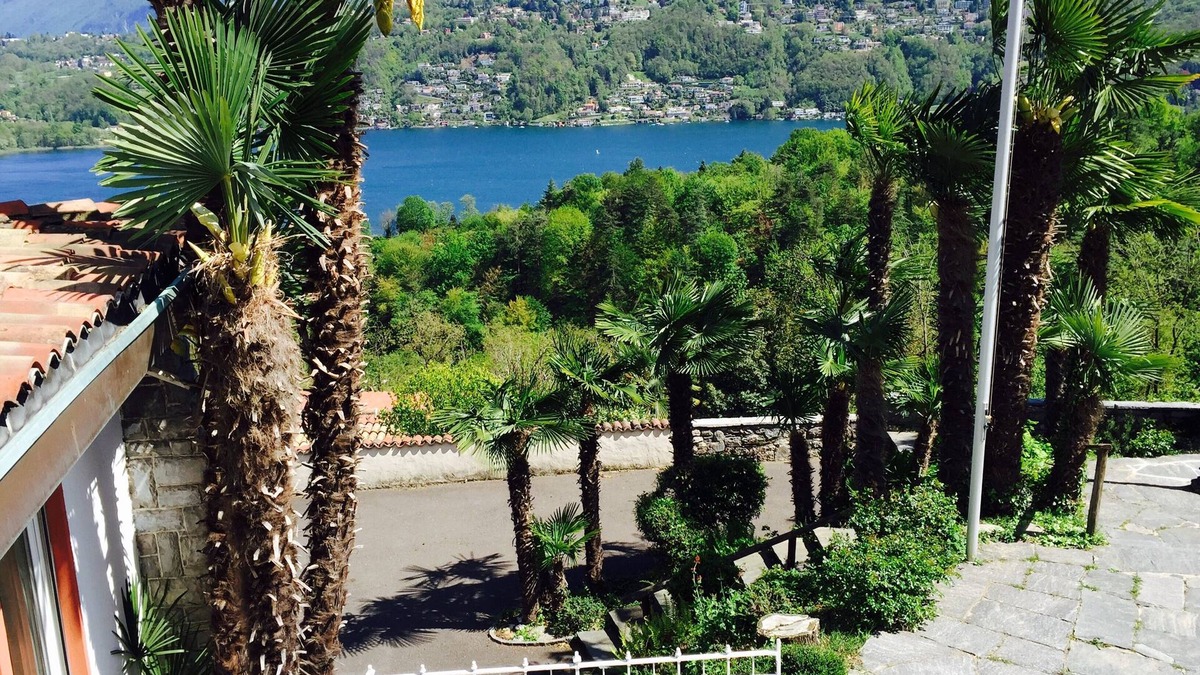 Vernate House | Fantastic view of the lake and mountains surrounded by vines, very quiet 🌴