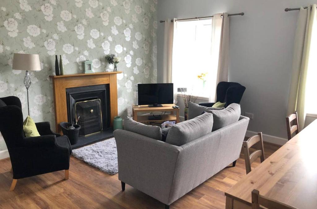 Duns Apartment | Farm cottage with Real coal fire