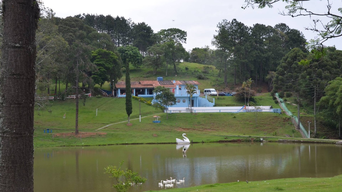 Sao Roque House | Farm in São Roque - Rancho Scorpions: pedal boat/playground/sports fishing