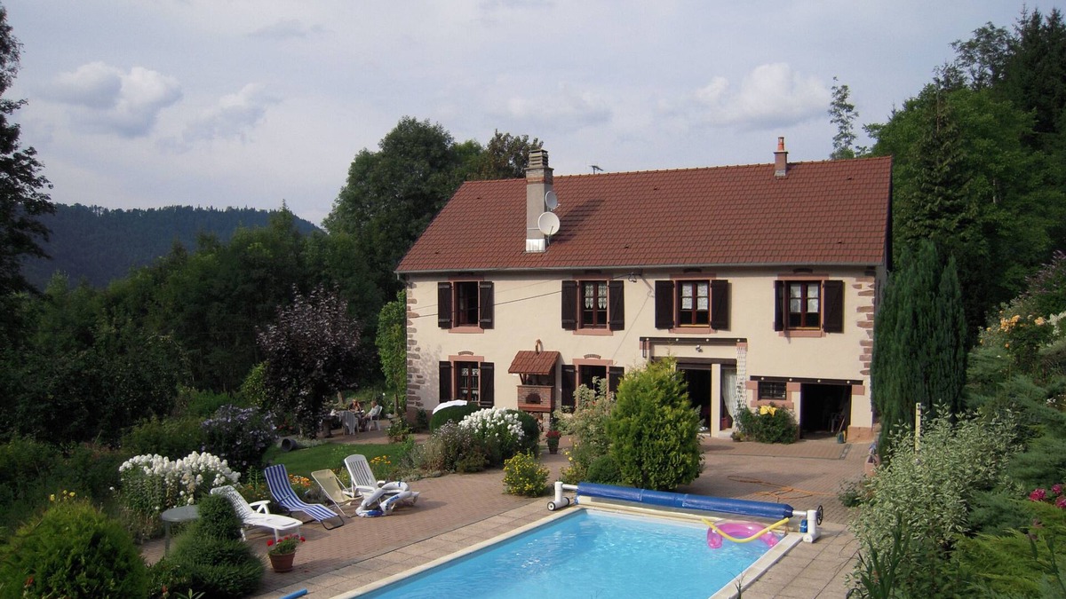 Senones House | Farm in the Vosges countryside, heated pool, on a 5000 sq.m property with trees