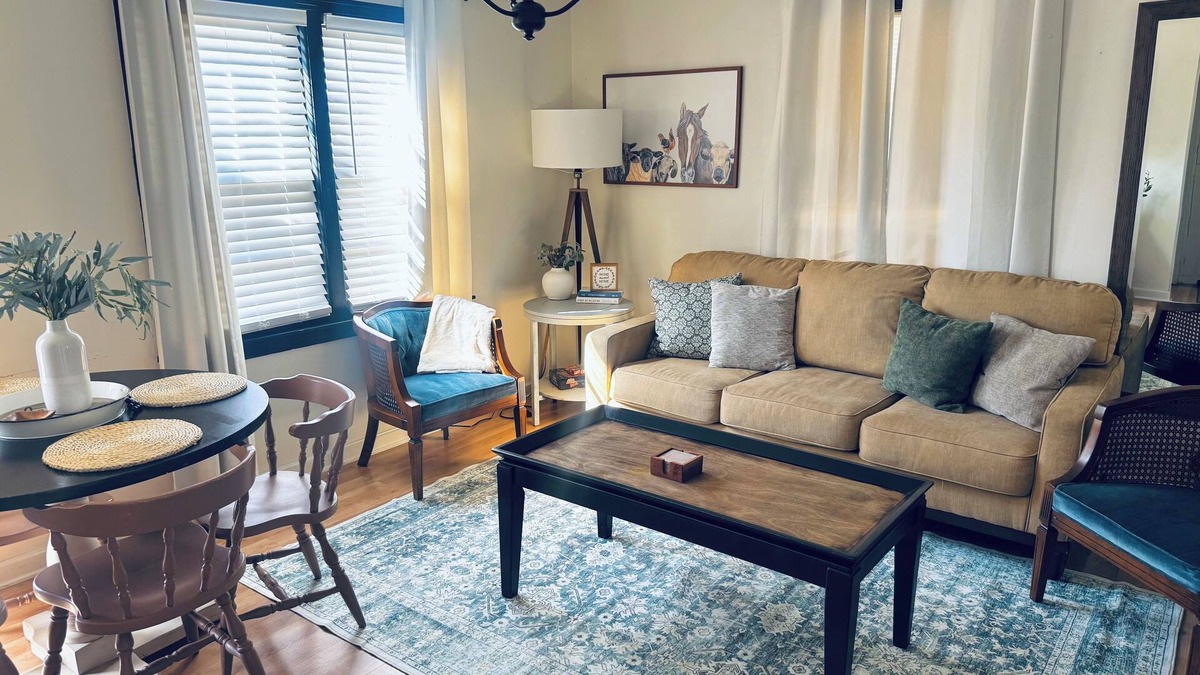 Great Bend House | Farmhouse - Centrally Located in Great Bend, Gas Firepit and Pet Friendly Yard