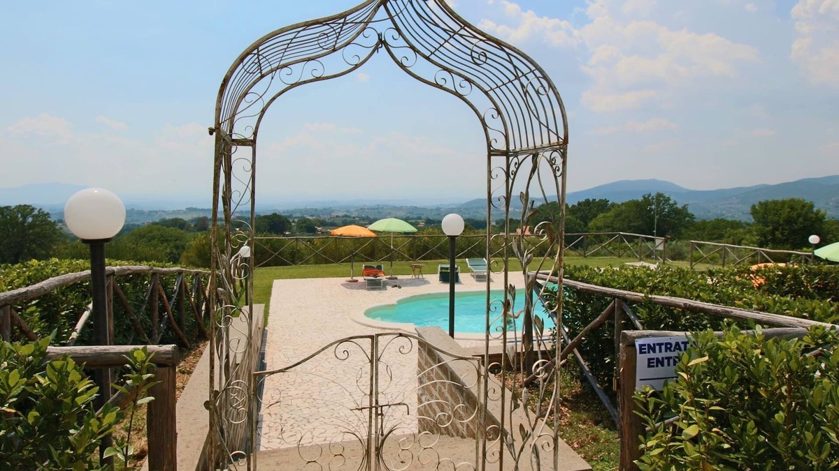 Casperia House | Farmhouse in Casperia With Pool & Scenic Views