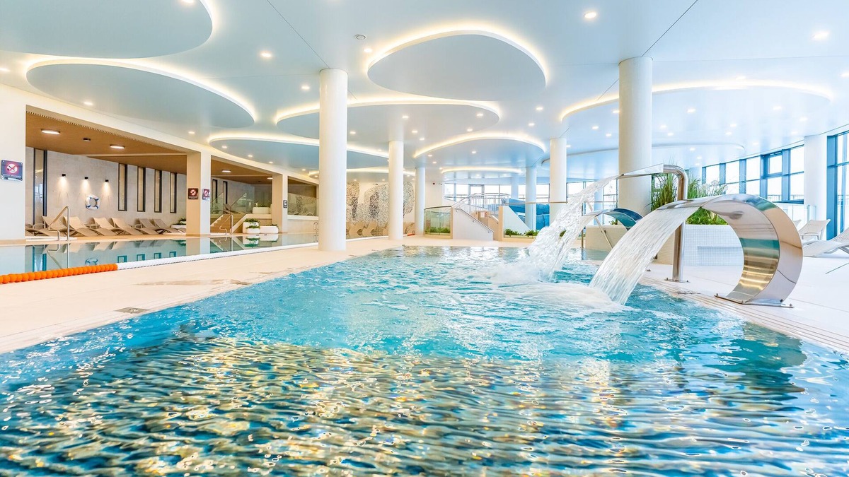 Kolobrzeg Apartment | Faro Polanki Aqua Schwimmbader, Saunas, Whirpools, 350 m vom Meer