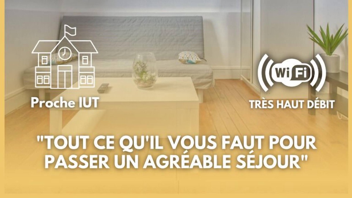 Saint-Quentin Apartment | Faubourg D'isle 6 Studio Cosy Proche Gare IUT