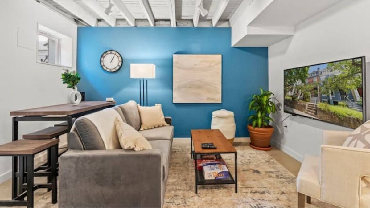 Eckington Apartment | Federal Suite on First Street - Cozy Basement Studio Apartment in Heart of DC