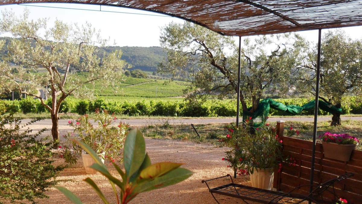 Mirabel-aux-Baronnies Apartment | Fenière Provencale 2/4 7km from Nyons amidst olive Ventoux view