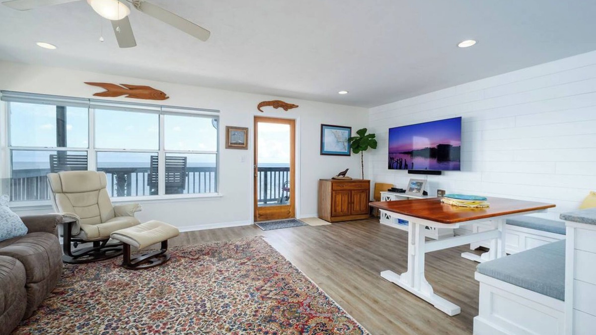 Cedar Key Condo | Fenimore Mill 1C - Pool and Beautiful Gulf Views!