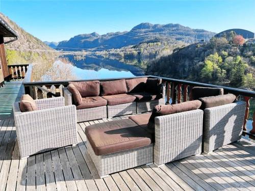 Flekkefjord House | Feriehus i Flekkefjord med panoramautsikt