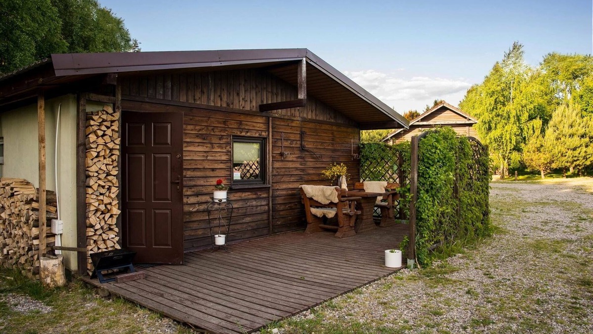 Goscino Cabin | Ferienhaus Direkt am Wald Reiten Angeln