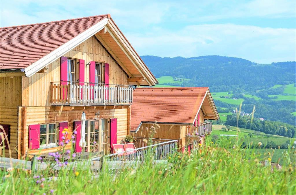 Poellauberg House | Ferienhaus mit Panoramaausblick und Sauna - 3 SZ