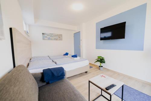 Hemfurth-Edersee Apartment | Ferienhaus Schöne Aussicht Ferienwohnung Blau