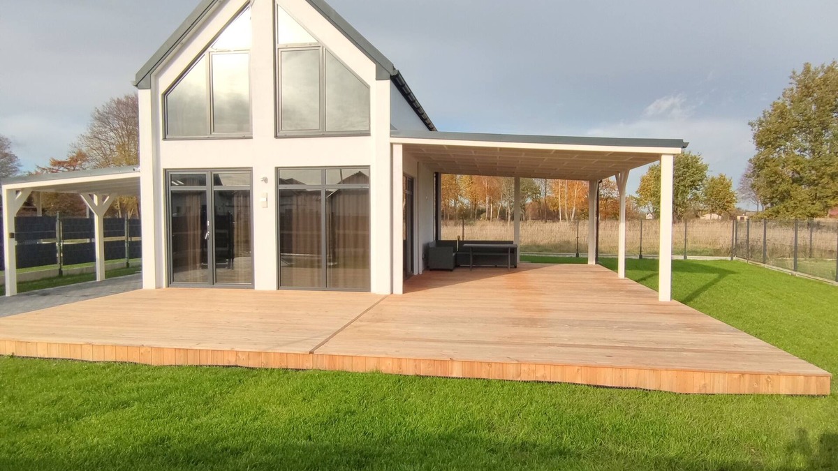 gmina Wolin House | Ferienhaus Sophia 70qm bis 5 Gäste mit Sauna, Whirlpool in der Hauptsaison