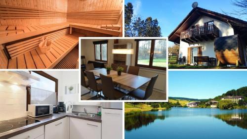 Reimboldshausen House | Ferienhaus Zeta mit Sauna, See, Wald und Ruhe