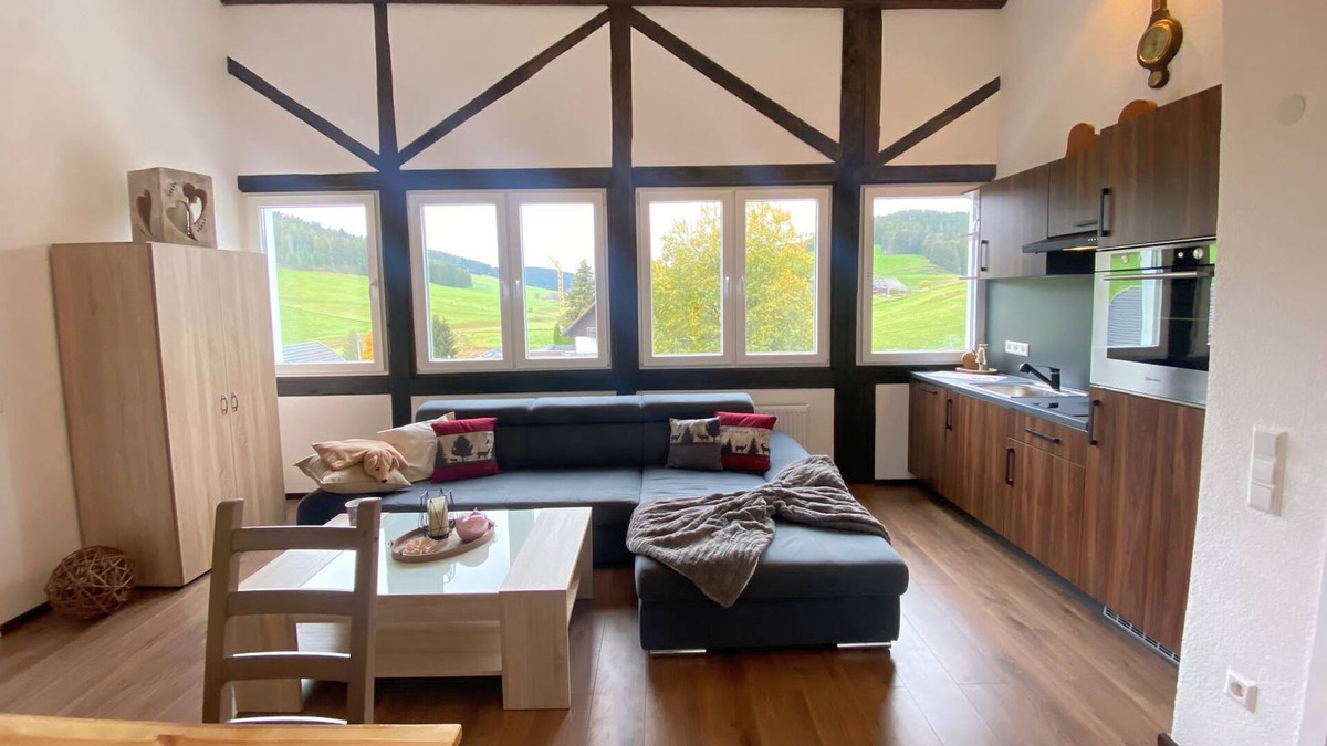 Voehrenbach Apartment | Ferienwohnung 1, 43 qm, 2 Schlafzimmer, 1 Schlafsofa, Max. 6 Personen