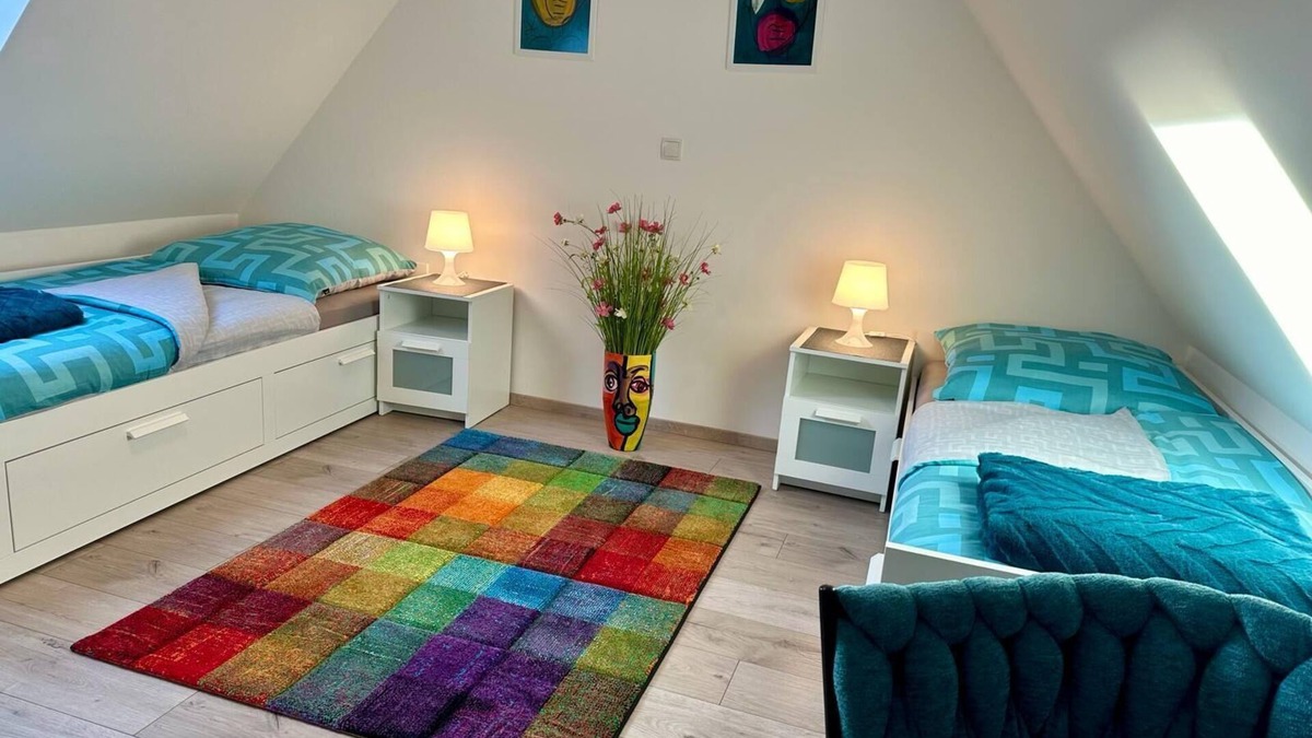Bad Konigshofen Apartment | Ferienwohnung 4 mit 2 Ausziehbare Einzelbetten
