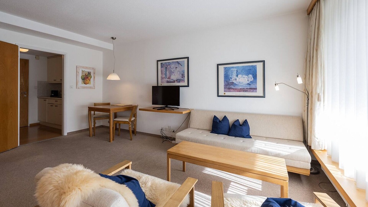 Meierhof Apartment | Ferienwohnung/app. für 2 Gäste mit 52m² in Davos Dorf