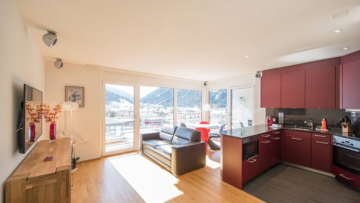 Meierhof Apartment | Ferienwohnung/app. für 4 Gäste mit 58m² in Davos Dorf