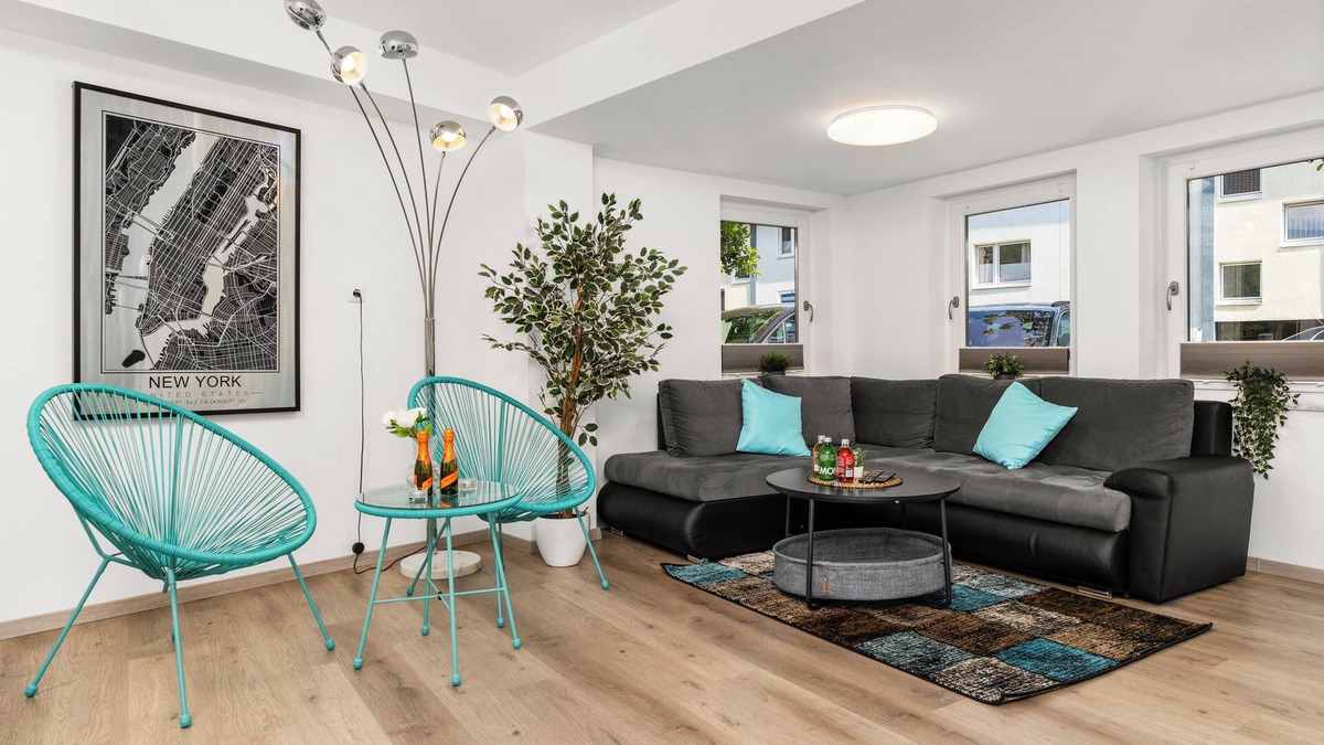 Grundschottel Apartment | Ferienwohnung mit ca 90 qm - in Ruhiger Lage - mit Terasee