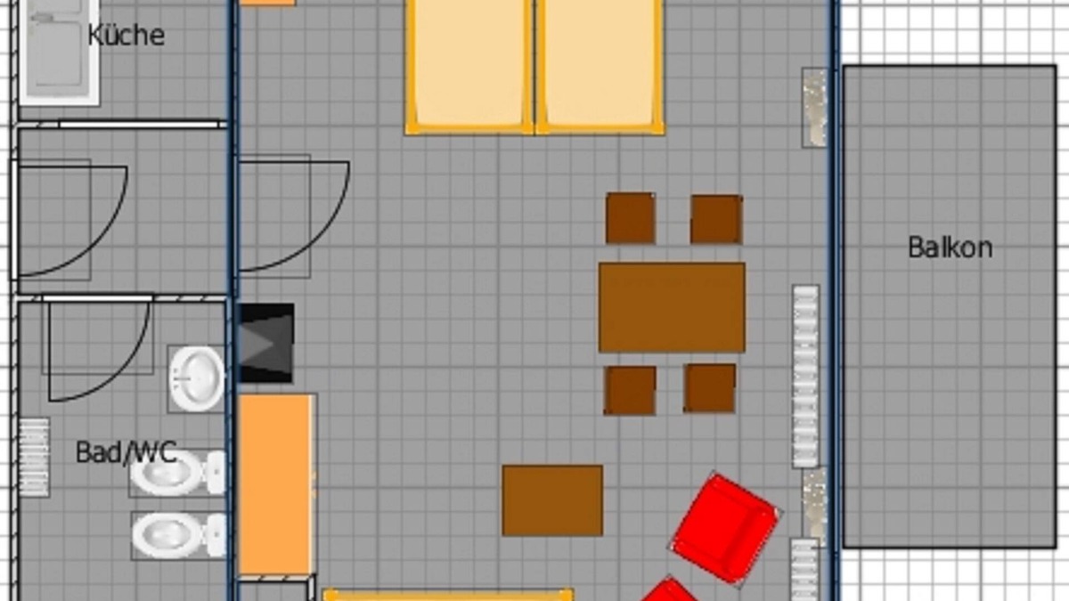 Bad Wildbad Apartment | Ferienwohnung Ost-Seite mit 50qm, 1 Wohn-/Schlafzimmer, für maximal 2 Personen