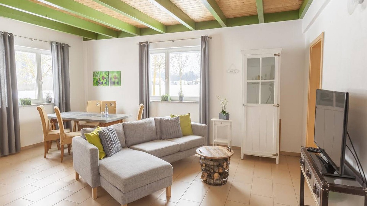 Aulendorf Apartment | Ferienwohnung Ranch-Little Joe, 58qm, 2 Schlafzimmer, max. 2 Erwachsene und 2 Kinder