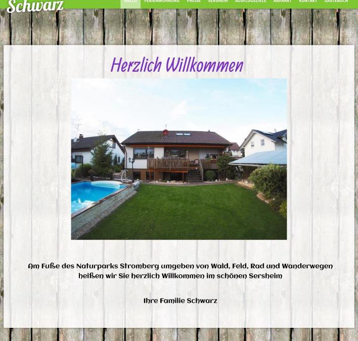 Sersheim Apartment | Ferienwohnung Schwarz