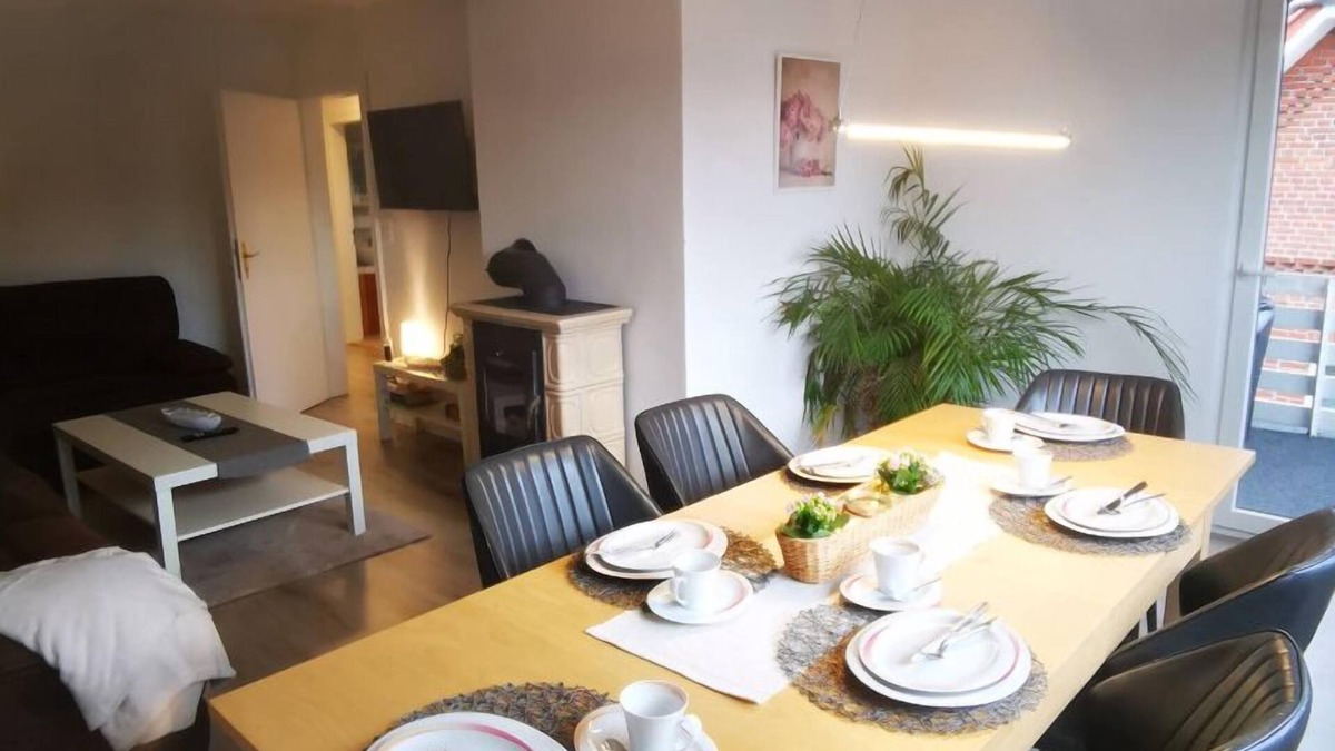 Amelinghausen Apartment | Ferienwohnung Seeromantik im Ortskern mit Kamin. Für Familien. Hundefreundlich