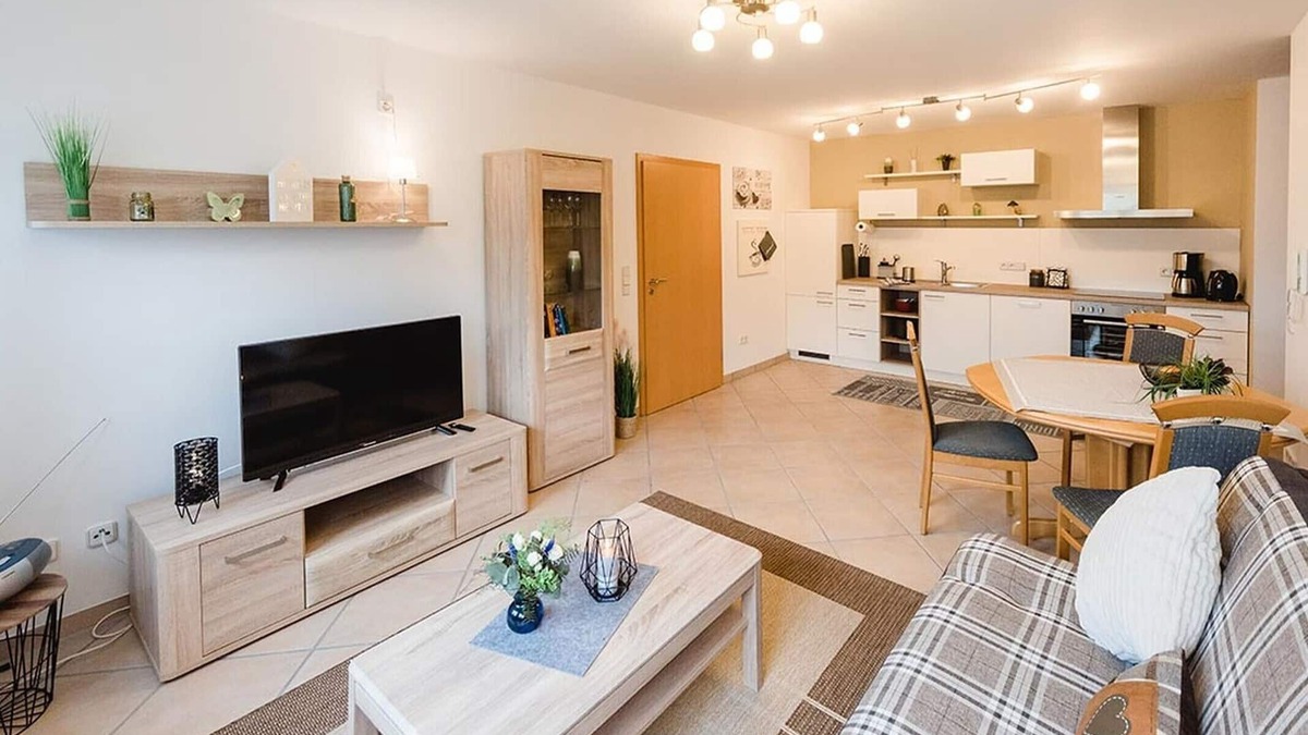Waechtersbach Apartment | Ferienwohnung Storchenaue, 50 qm mit 1 Schlafzimmer für Max. 4 Personen