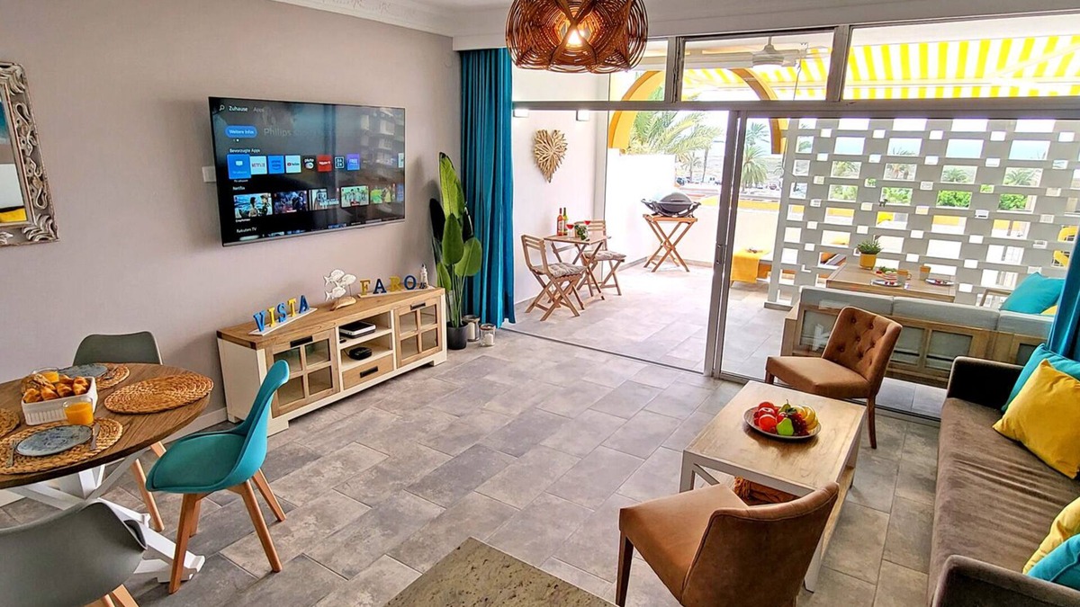 Solana del Matorral Apartment | Ferienwohnung Vista Faro, Morra Jable, Meerblick
