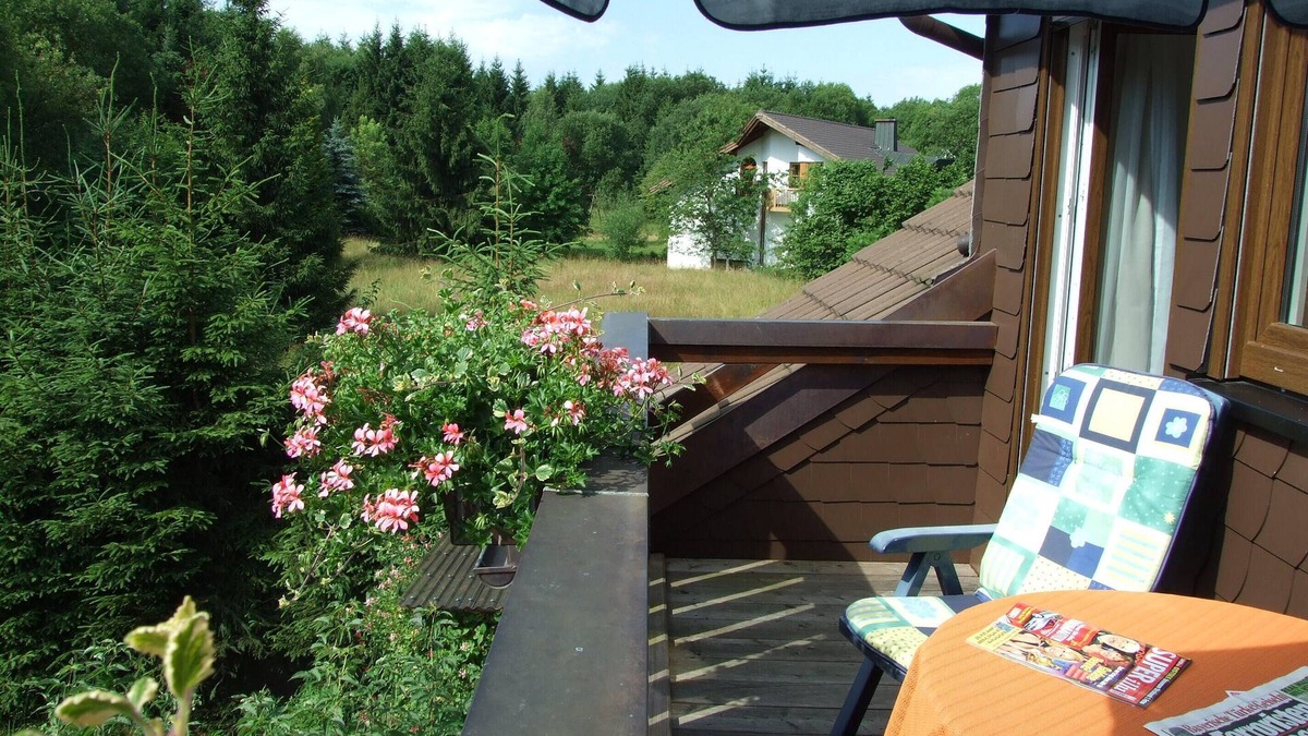 Bad Steben Apartment | Ferienwohnung "Zum Seifengrund" - mit Balkon und kostenfreies WLAN