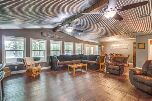 Ferriday House | Ferriday Lakehouse with Private Dock, Deck, and Yard!