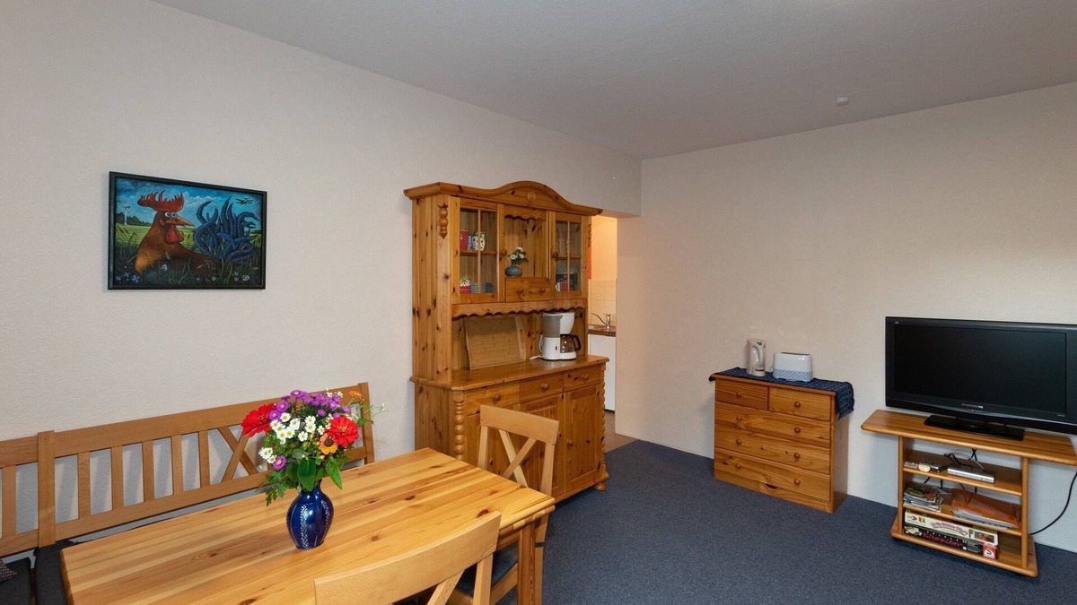 Werben Apartment | Fewo Kiefer, SZ, Wohnr./küchenz., Du/wc - Zimmermanns Ferienhof