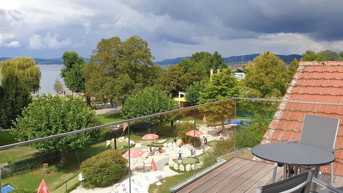 Unteruhldingen Apartment | Fewo "neubau" 3.og, Barrierefrei, 36qm, 1 Schlafzimmer, 1 Wohn-/schlafbereich Max. 3 Personen