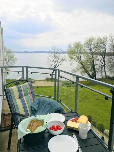 Ascheberg Apartment | FeWo SaMa, Balkon zum Plöner See