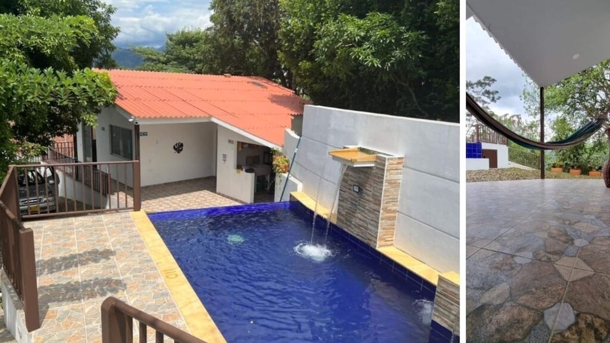 Villeta House | Finca acogedora en Villeta con piscina privada