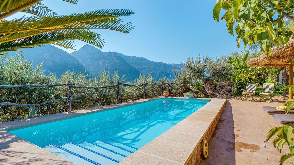 Fornalutx Villa | Finca “Ses Begudes” with Garden, Terrace, Pool, Air Conditioning & Wi-Fi