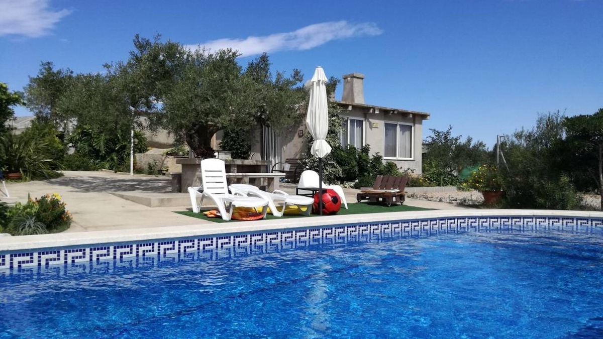 El Perello House | Finca with private pool & mountain views, dogs welcome.