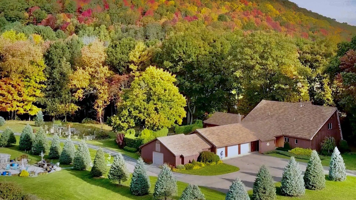 Scottsburg House | Finger Lakes sanctuary with hot tub, sauna, game room, grill, firepit, & views