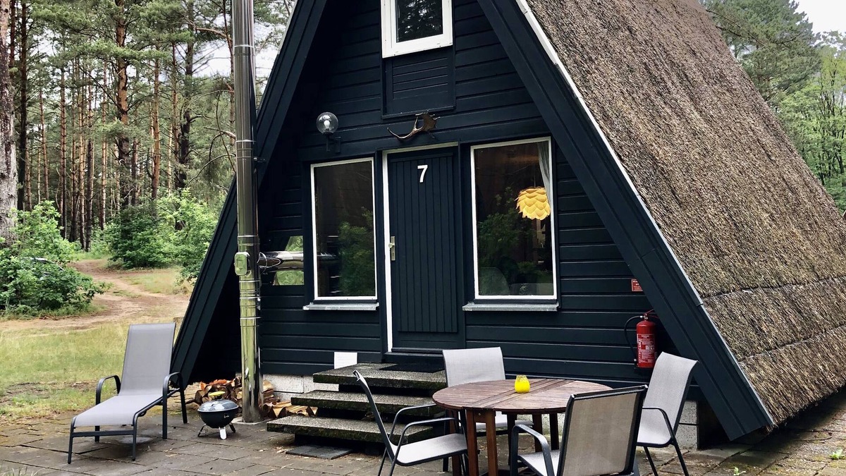 Adamswalde House | Finnhütte Wilma with private beach