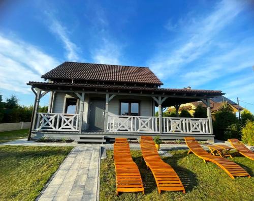 Stare Sady House | Fiołkowy Zakątek Domek z Basenem