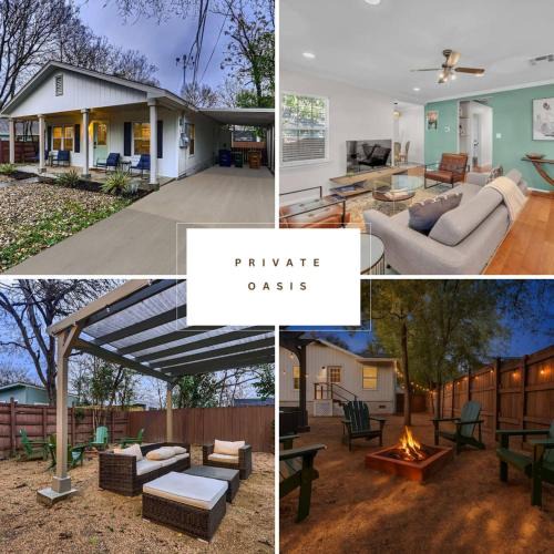 Galindo House | Fire Pit, Lounge & Fenced incline bed SoCo Spot