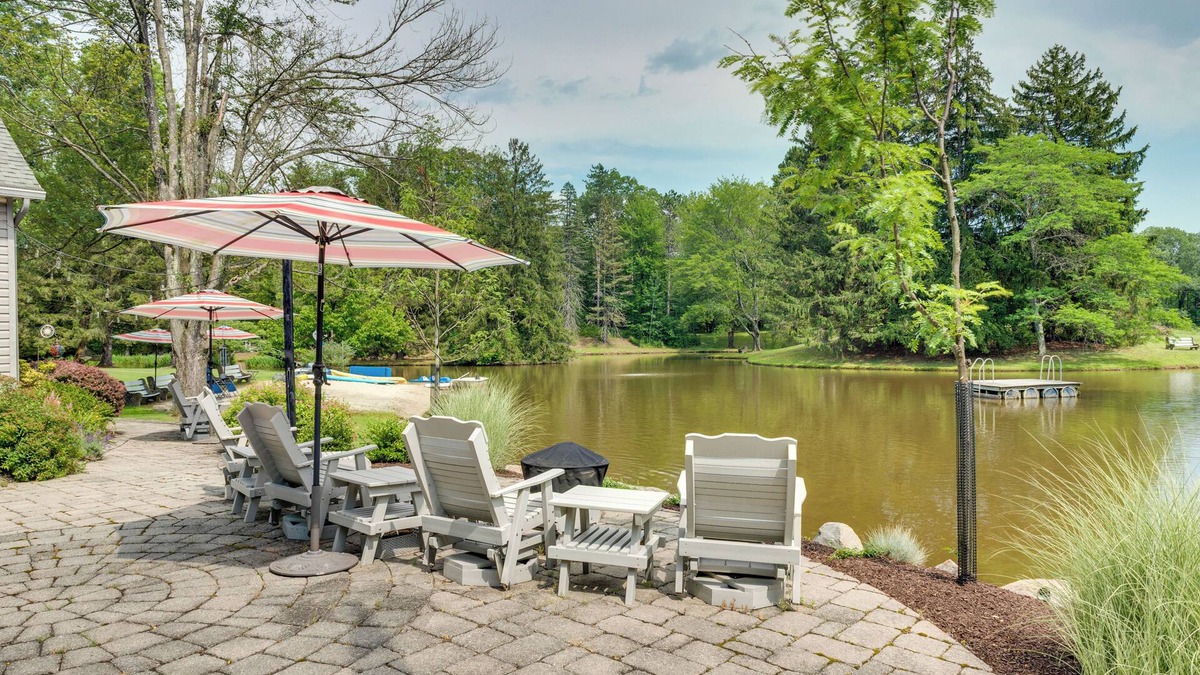Bangor Apartment | Fish & Hike: Lakeside Poconos Retreat, Unit 3